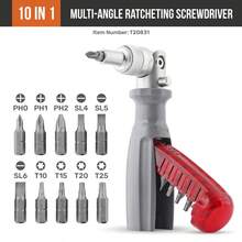 24合1棘轮螺丝刀套装，带磁性批头 - 多功能便携式维修工具，易于携带的迷你螺丝刀套装 - 彩色 - 查看 3