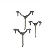 不锈钢管夹、螺栓、水管固定夹、软管夹、排水管支架夹 - 銀色 - 查看 4