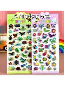 3D 卡通全息浮雕贴纸 - 水豚动物全息浮雕贴纸贴花 - 彩色 - 查看 16