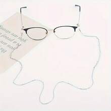 Women's Personalized Alloy Gold/Silver Plated Elegant Eyeglasses Chain, Anti-Drop Eyeglasses & Mask Chain - Multicolor - View 6