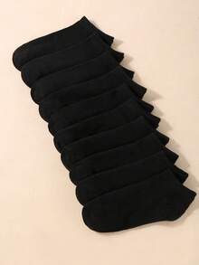 10/30 perechi șosete unisex subțiri, respirabile, confortabile, rezistente la mirosuri, care absorb umezeala, cu croială joasă, șosete casual de culoare solidă, șosete pentru copii și șosete de echipaj, potrivite pentru primăvară, vară, toamnă și iarnă