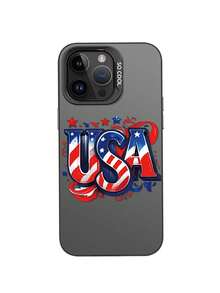 Elegante Minimalista y HermosoUSA patrióticoFunda de Celular Plateada Compatible con Todos los Modelos  17 17 Pro Max 17 Pro 16 Pro Max 16 Pro y Más - Plateado - Ver 5