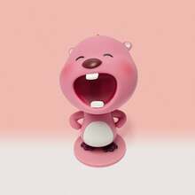 Miniso Đồ chơi lắc đầu ngộ nghĩnh Loopy Series, hộp bí ẩn, làm thủ công, quà sinh nhật màu hồng, trang trí bàn làm việc, lựa chọn tuyệt vời cho quà tặng Ngày Valentine (1 cái, giao ngẫu nhiên) - Nhiều màu - Xem 6