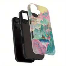 Funda de Teléfono 2 en 1, Duradera y a Prueba de Golpes, a la Moda y Bien Mantenida, Adecuada para iPhone 16, 15, 14, 13, 12, 11, 8, 7, Plus, Pro, Max, etc., Regalo Ideal para Amigos, Accesorios de Teléfono a la Moda, Excelente Regalo de Cumpleaños. FEE0 - Colores mixtos - Ver 7