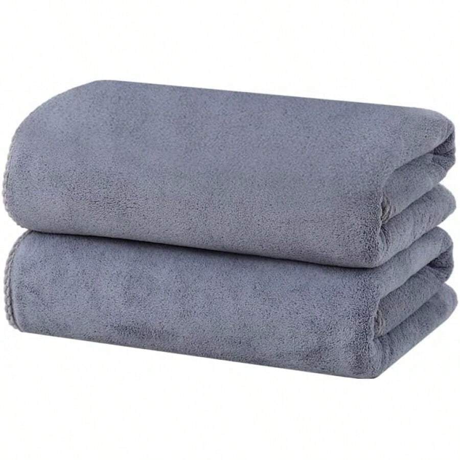 Toallas, Super Suave y Fuerte Absorción de Agua, para Hogar Hotel Gimnasio - Azul - Ver 1