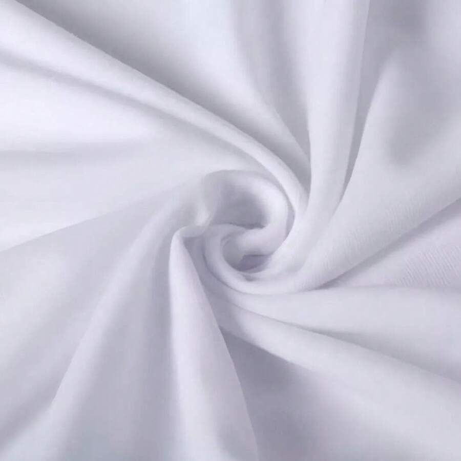 Helanca Light Mesh Fabric For Lining, Various Sizes, Assorted Colors, 1.80m Wide, For Decorations - 白色 - 查看 1