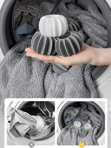 16pcs Reusable Laundry Balls, Extra Large Laundry Cleaning Balls, Magic Bumpy Textured Balls For -Free Washing, Dryer Balls To Speed Up Drying, Stain Removal And Anti-Wrap Laundry Balls, Suitable For Tumble Dryers, Prevents Clothing Tangling - Multicolor - View 7