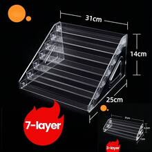 Multi-Functional Acrylic Display Stand, Suitable For Toy Cars And Jewelry - Stackable Multi-Tier Design, Perfect For Christmas And Holiday Gifts