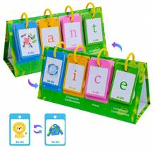 119pcs Word Flip Charts - Interactive Spelling Game & Word Building Cards For Kids | Double-Sided Phonemic Awareness Learning Cards, Word Families Practice, Sight Word Games, Ideal For Teachers And Homeschooling. - Green - View 5