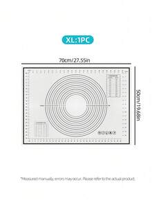 1pc Large Non-Stick Dough Kneading Mat, Baking Mat - Non-Slip Pastry Board Suitable For Cookie Sheets, Dumplings, Cakes, Bread Making & Countertop Protection - Roll-Out Dough, Easy Storage And Cleaning, Durable Baking Accessory - Multiple Sizes Available, Ideal For Holiday Parties, Home Kitchen, Christmas, Easter, Thanksgiving, Valentine's Day - - - View 9