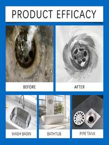 JUE FISH Limpiador de desagües multipaquete - Fórmula potente, desatasca rápidamente fregaderos de cocina, inodoros y tuberías, disuelve y elimina eficazmente los , apto para diversos desagües y tuberías. Ayuda a reducir la acumulación de presión. Mantiene la limpieza duradera de las tuberías. Rentable, una botella se puede usar varias veces. Proporciona una solución diaria rápida para reducir las necesidades de reparación y desatasco profesional. Ahorra costos de mantenimiento y prolonga la vida útil de las tuberías. - Multicolor - Ver 9