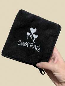 Valentine's Day Towel Gift - Embroidered Absorbent Square Towel For Boyfriend Or Husband, Funny Gifts For Him,Anniversary,Boyfriend Husband, Men Birthday Gift Ideas,Practical And Romantic Gift For Newlyweds' Anniversary, Available In 1pc/3pcs, 11.81*11.81 Inches