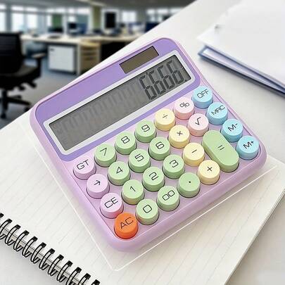Dopamine High-Value Solar Calculator -- The Mechanical Buttons Are Comfortable And Resilient, The Big Screen Is Clear And The Numbers Are Displayed, Which Is An Efficient Companion For Office Problem Solving And A Durable Choice For Students To Learn.