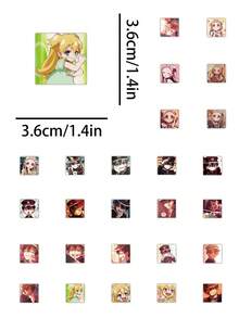 59pcs Jibaku Shounen Hanako-Kun Stickers, Featuring Characters Like Hanako, Yashiro Nene, Yugi Amane, Official Anime Merchandise, Suitable For Diaries, Phone Cases, Laptops, And An Ideal Japanese Anime Themed Gift