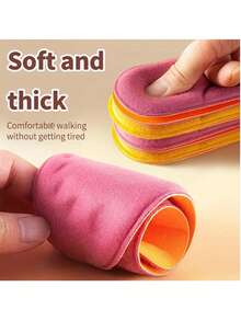 10pcs Thick Memory Foam Shoe Insoles, Unisex, Foot Massage & Warm For Winter Sports Shoes, Soft & Comfortable, Adjustable Design For Men & Women, Shoe, Spring Summer Picks, Brides Maid Gifts, Room, Bedroom Decor, Bedroom Decor, Beach, Travel, For Men, For Women, Vacation, Women's Day, Travel Essentials, Wedding Favors, Y2k, Bedroom, Car Accessories Women, Kitchen Decor,Cute Stuff - Multicolor - View 4