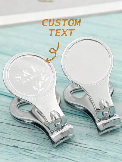 1/5/10pcs Multi-Functional Customized Nail Clipper Keychain, Bottle Opener, Suitable For Events, Company Openings, Birthdays, Baptisms, Communions And Other Party Favors, Colorful, Cute Design, Y2K Style, Fashion Unisex Casual, Customizable, Great Gift For Others, School, Office, Classroom, Teachers, University, Colleagues, Dorms, Engraved Wedding Gift