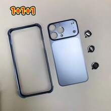 Compatible With IPhone 13 Pro/14 Pro/15 Pro/16 Pro/13 Pro Max/14 Pro Max/15 Pro/6 Pro Max, A Sticker Can Instantly Transform Your Phone Into The New 17 Pro/17 Pro Max Model. The Aluminum Alloy Frame Provides Structural Support, And The Super Carbon Crystal Glass Enhances Anti-Cracking Performance. - Multicolor - View 49