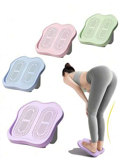 1件装腿部拉伸板，斜向踏步板，腿部塑形器，腿部肌肉锻炼健身器材，适用于家庭和办公室使用