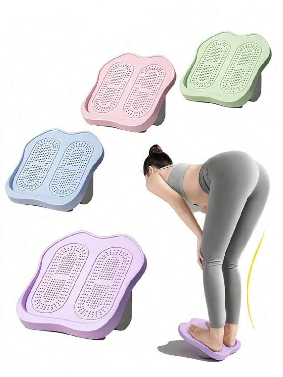 1pc Leg Stretching Board, Oblique Stepping Plate, Leg Slimming Device, Leg Toning Fitness Equipment For Home And Office Use - Multicolor - View 1