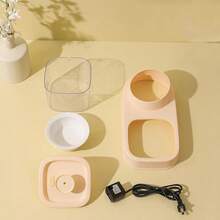 Ceramic Dog/Cat Food & Water Bowl, Slanted Neck-Protecting Pet Feeding Bowl, Pet Supplies - 300ml - View 3