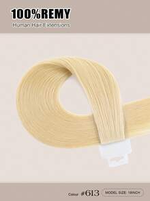 10PCS Bleach Blonde Seamless Injected Hand-Tied Pro Quality Virgin Human Hair Invisible Tape In Hair Extensions Human Hair Straight Tape Ins