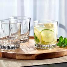 Anchor Hocking Anniston - Juego de 16 vasos para beber (8 vasos para rocas y 8 vasos para vasos) - Anniston - Ver 4