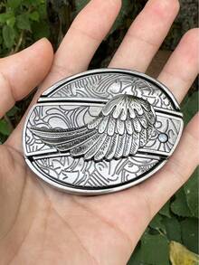 1 PC Fashionable Retro Personalized Belt Buckle, Fashionable Belt Buckle, Men's Belt Buckle Accessory - Wing - View 11