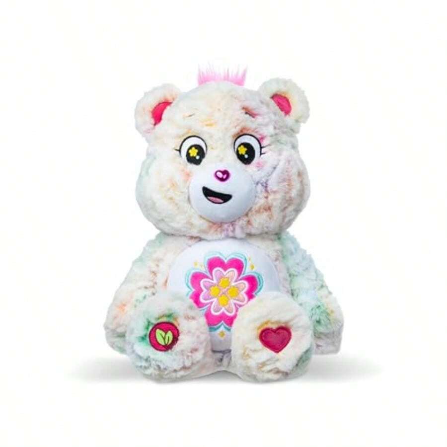 - Oso de Peluche Mediano de 35 cm 35 cm diseño de corazón de Flor () Juguete Suave para niños y coleccionistas - como en la foto - Ver 1