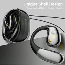 Monster Open Ear AC360 Audífonos Auriculares Bluetooth Rotativos con Cordón Bluetooth 6.0 Mejorado  Cómodos Llamada Clara Control Táctil 24h de Reproducción Resistente al Agua IPX5 -0002 - Negro - Ver 3