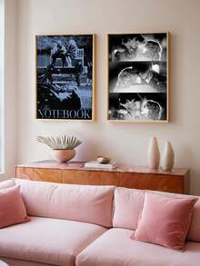 1pc "Notebook Of Love" Poster, Album Cover Decor Art, Elegant Image, Suitable For Single Room, Dorm Wall Decor, Movie Art Poster, Frameless Style - Multicolor - View 5