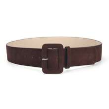 女士多功能宽腰带，适合搭配连衣裙、毛衣，装饰性搭扣仿皮腰带，束腰设计，打造纤细腰身。 - 彩色 - 查看 9