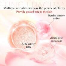 LoveFun 樱花沐浴露 430克+70克 | 沉浸式花香沐浴，持久留香 | 便捷泡沫，温和清洁 | 男女通用