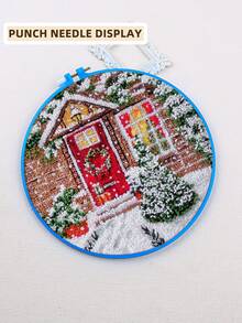 4 Pieces Per Set Colorful Round DIY Embroidery Hoops, Cross Stitch Embroidery Frames, Punch Needle Embroidery Hoops, Made Of High-Quality PP Material, Very Durable And Resistant To Deformation And Breakage, Finished Handmade Products Can Be Used As Halloween And Christmas Decorations, Phone Keychains, Crossbody Bag Charms, Clothing Accessories, Backpack Charms, Hair Accessories, Desk And Bedside Decor, Car Hanging Ornaments, 4 Sets Available - Multicolor - View 8