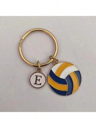 1ชิ้น อุปกรณ์ DIY เครื่องประดับ โลหะผสมสังกะสี บาสเก็ตบอล วอลเลย์บอล อุปกรณ์กีฬา จี้ พวงกุญแจ