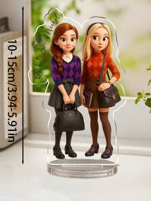 Custom Action Figure Portrait,Personalized Digital Portrait Art,Custom Photo To Cartoon Acrylic Plaque ,Custom Photo To Cartoon Acrylic Keychain ,Customized Name Ornament, Wedding Keepsake, Personalized Keepsake, Anniversary Gift, Perfect Keepsake For Specia. - C-cartoonized Name Accessories - View 15