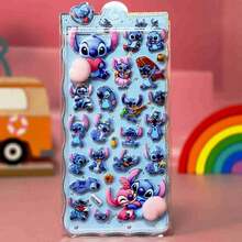 1pc 2026 New Meiman Cartoon Peripherals, Meiman Explosive Anime Peripherals Soft Cute Peach Stickers Cute Blue Monsters Dopamine Girl Heart High Beauty Peach Stickers Decompression Pinch Music Relief Stickers Luggage Guitar Notebook Decoration Phone Case Small Gifts Small Gifts, Giving To Friends And Family,New Year's Gift, Valentine's Day Gift, Easter Gift,Stochastic Style - Multicolor - View 9