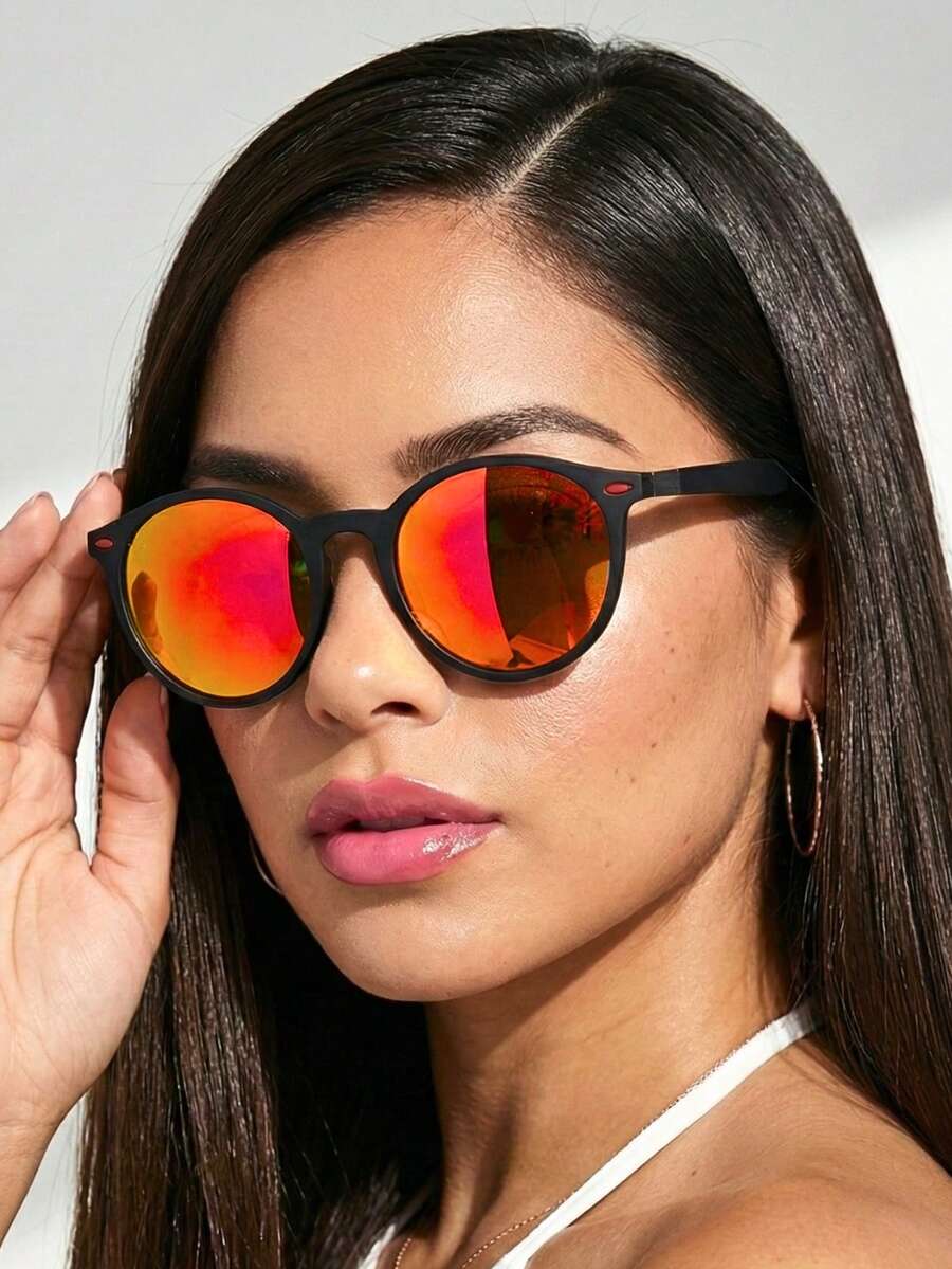 Women Sunglasses - Gương đỏ - Xem 1