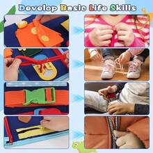 Educational Learning Toys-Felt Textures Offer Tactile Exploration, Making It Ideal For Interactive Learning And Parent-Child Bonding. Promote Sensory Development And Practical Skills, Multifunctional Educational Tool Features Creative Pasting. - 粉色 - 查看 7