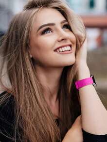 豹纹雕刻表带，兼容 41mm、40mm、38mm、42mm、44mm、45mm、46mm、49mm 表带，女款，柔软硅胶猎豹纹压花运动表带，兼容 Series 11、10、9、8、7、6、5、4、3、2、1、Ultra - 彩色 - 查看 6