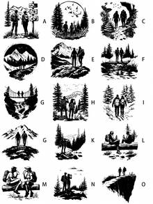 1 Pc (14 Designs) Personalized Stainless Steel Camping Mug, Customized Couple Name Water Cup, Reusable Coffee Mug, Outdoor Camping Mug, Customized Mountaineering Mug, Customized Hiking Water Bottle, Halloween Gift, Christmas Gift, Customized Graduation Gift - Multicolor - View 2