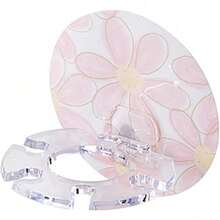 Pink Strong Suction Toothbrush Holder With Toothpaste Storage, Bathroom & Shower Mount Organizer Rack For Family And Travel - 粉色 - 查看 1