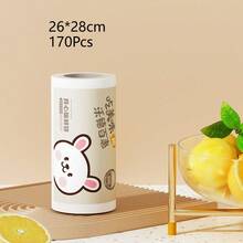 Thicked Disposable Food Plastic Bag With Handle Fruit Vegetable Storage Bag Fridge Fresh-Keeping Bag Kitchen Packaging Bag - Multicolor - View 17