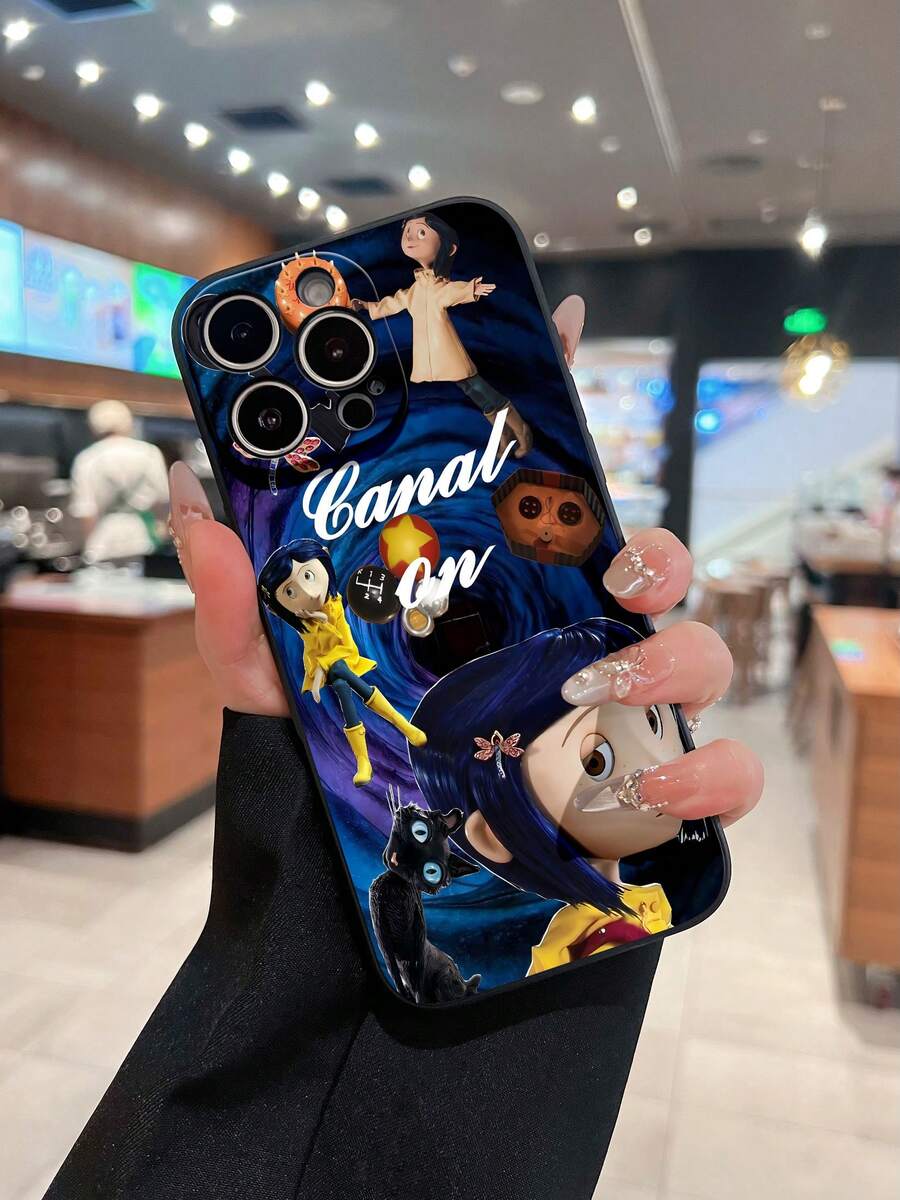 Funda para teléfono con temática de aventuras de compatible con fundas para teléfonos 17 16 Pro Max 15 Pro Max 13 y 12 Resistente al agua, a las caídas y a los arañazos Un gran regalo para familiares, amigos, seres queridos, novios, novias y para Navidad - Negro - Ver 1