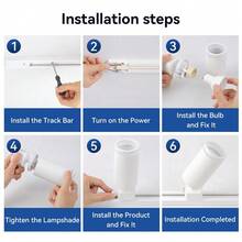 (Set) GU10 Recessed Track Lights, Home Decor Linear Lighting Spotlights, Rotatable Lamp Head Aluminum Alloy Housing Black/White 110-240V, Compatible With Track Rails, Suitable For Home, Living Room, Bedroom, Room, Store, Closet, Display Cabinet, Clothing Store, Gallery, Corridor, Foyer, Stairs, Office, Bar - GU10 Track Light - View 11