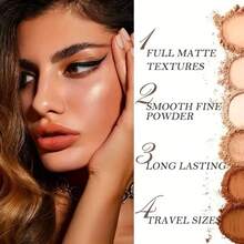 哑光与珠光眼影盘 – 高显色度、持久、防水防晕染，适合日常裸妆 - 彩色 - 查看 2