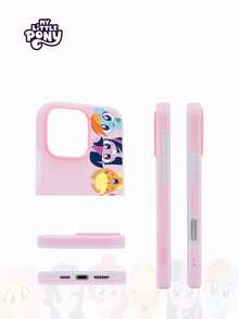 MY LITTLE PONY Official Genuine Cartoon Girly Phone Case, Compatible With Apple 17, 17 Air, 17 Pro, 17 Pro Max, 11, 12, 13, 14, 15, 14 Plus, 15 Plus, 16 Plus, 15 Pro Max, 16 Pro, 16 Pro Max, XR - Pink - View 4