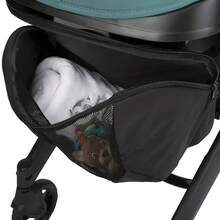 Bolsa para Carrinho de Bebê Doona, Bolsa com Zíper Antiderrapante para Cadeirinha de Carro, Bolsa Organizadora para Acessórios de Carrinho, Bolsa para Fraldas para Mamães - Preto - Ver 7