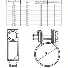 Mini Soft Tube Clamp Fuel Line Gasoline Pipe Clamp Fastener - Silver - View 6