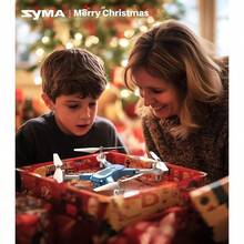 SYMA Drone con cámara 1080P HD FPV Drone plegable para s y adultos juguetes Quadcopter regalos con posicionamiento de flujo óptico lente ajustable de 90° giro 3D función de una tecla modo sin-0002 - Azulcielo - Ver 8