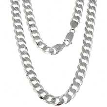 Moderno collar cubano de cadena hip-hop, 7 mm de ancho, versátil para el uso diario, collar unisex, perfecto para fiestas, el mejor regalo festivo. - 50 centímetros - Ver 1